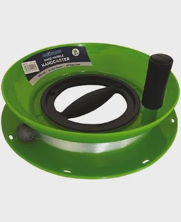Handcaster reel 12inch spooled