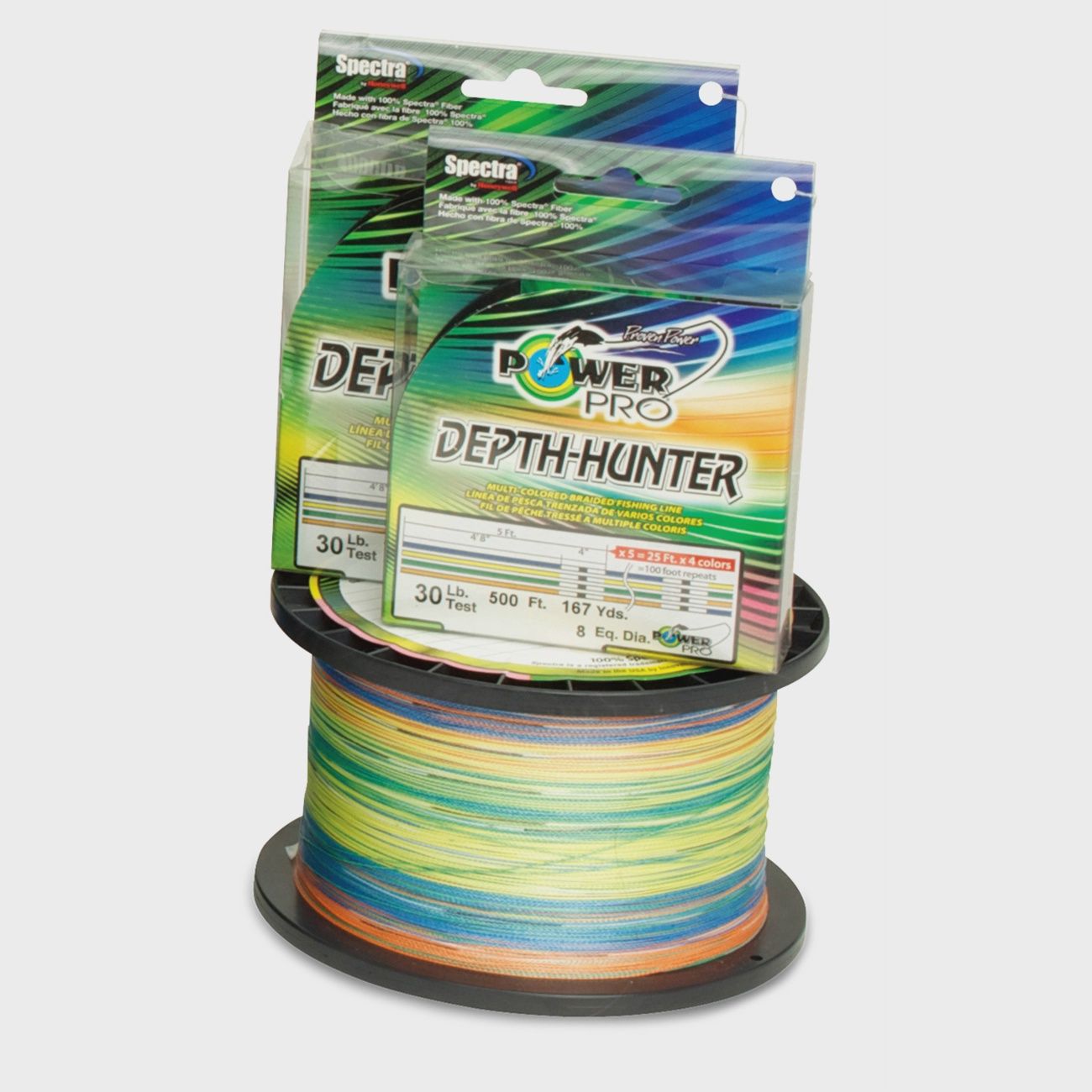 Depth hunter 458mtrs 50lb braid