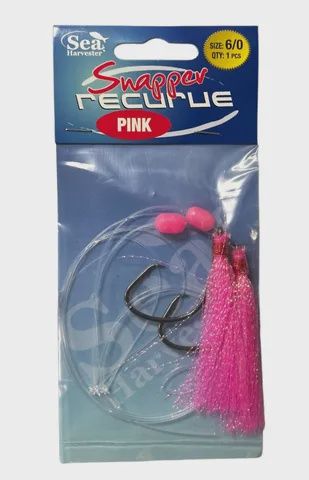 Snapper recurve pink 5/0 flasher rig
