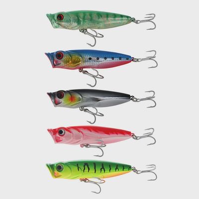 Bull Dog Top water Popper 150mm, 72g  (blue/silver)