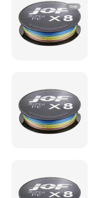 JOF 50lb multi colour braid 300mtr (8 strand)