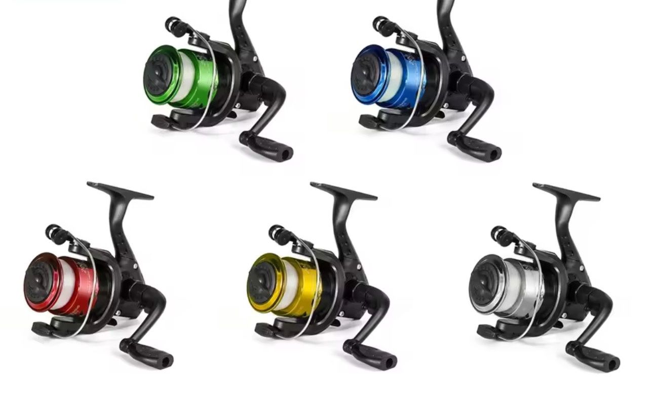 Yellow kids spin reel