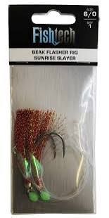 Fishtech flasher rig 5/0 sunrise