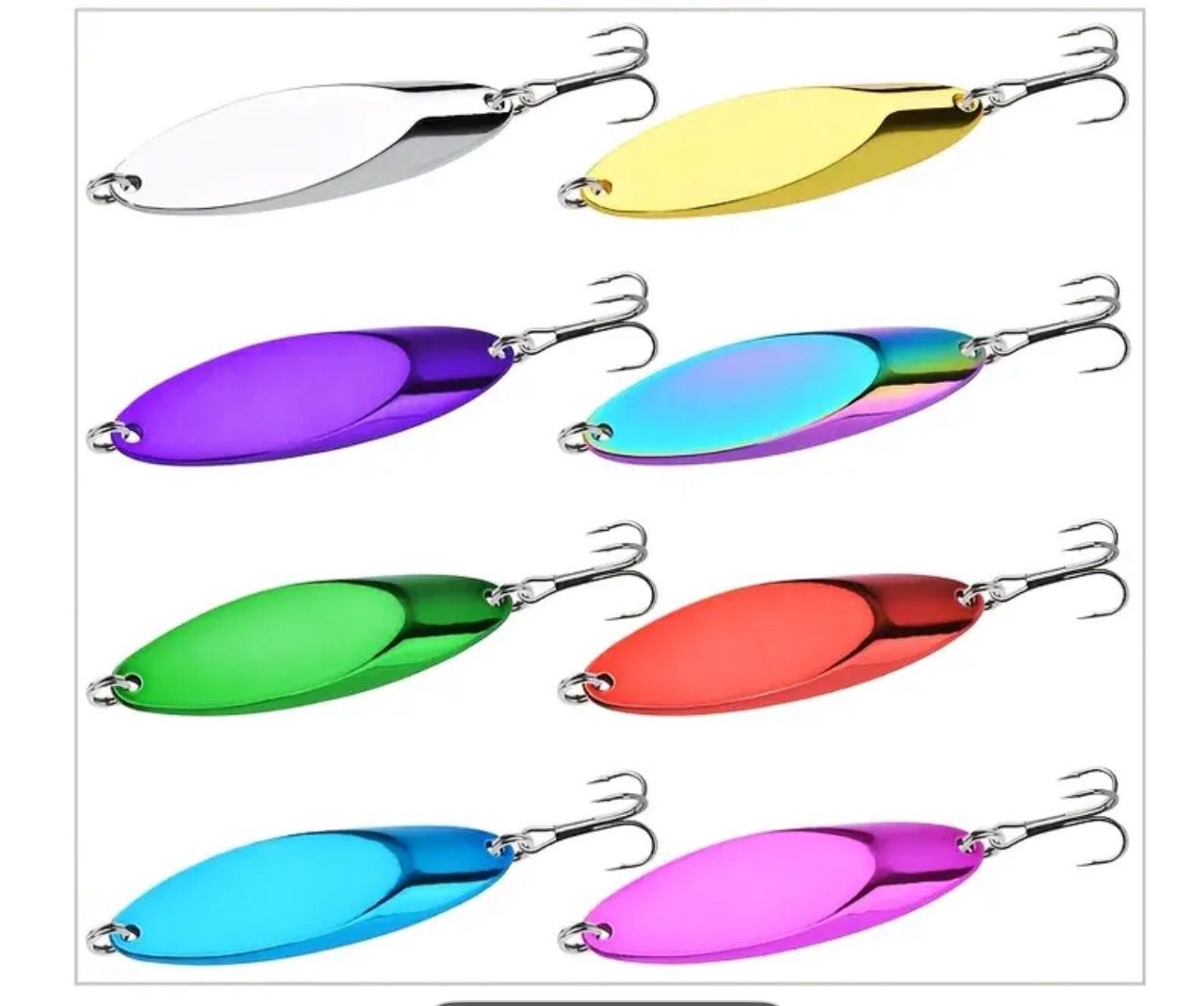 42gm multi coloured lures