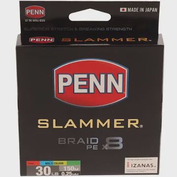 slammer braid 100lb 400mt multi x 8