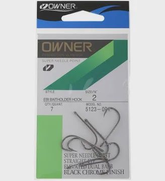 ebi baitholder size 2/0, qty 5