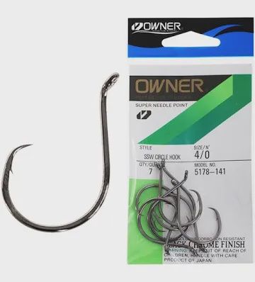 ssw circle hook 7/0 qty 5
