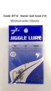 #10 baitfish hooks qty 10