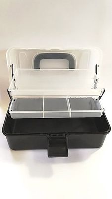 Tackle box black 2 tray