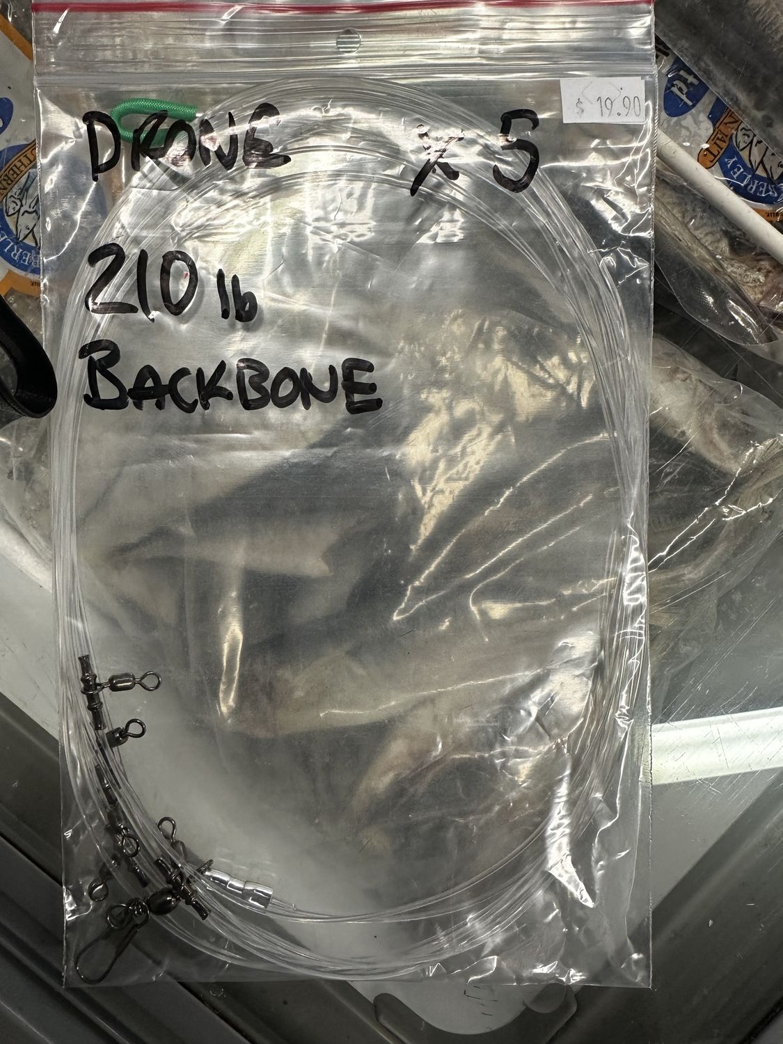 drone trace - 5 hook backbone 200lb