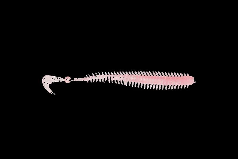 Mad eyes whippy worm pink (10)