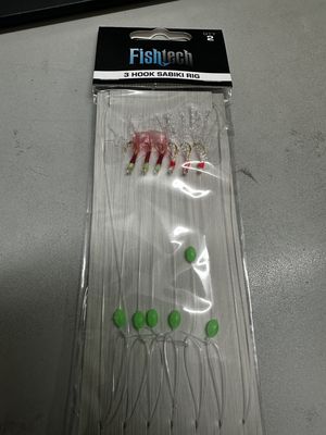 2 x 3 hook sabiki rigs