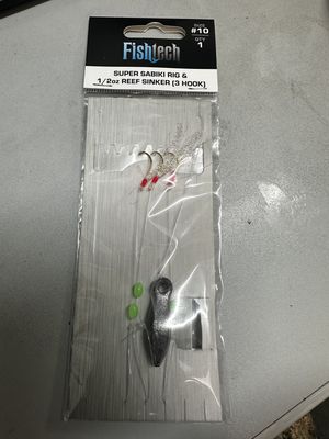 Super sabiki 1/2oz  3 hook  rig