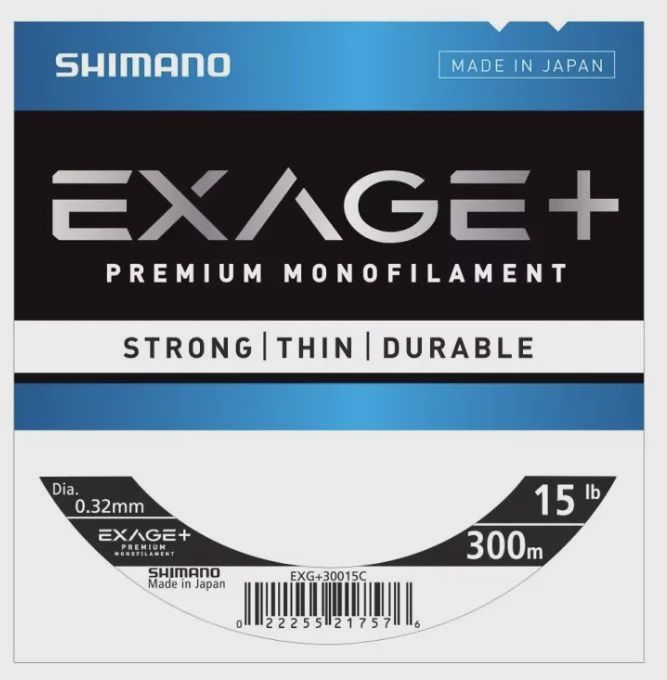 Shimano Exage 15lb 300mtr