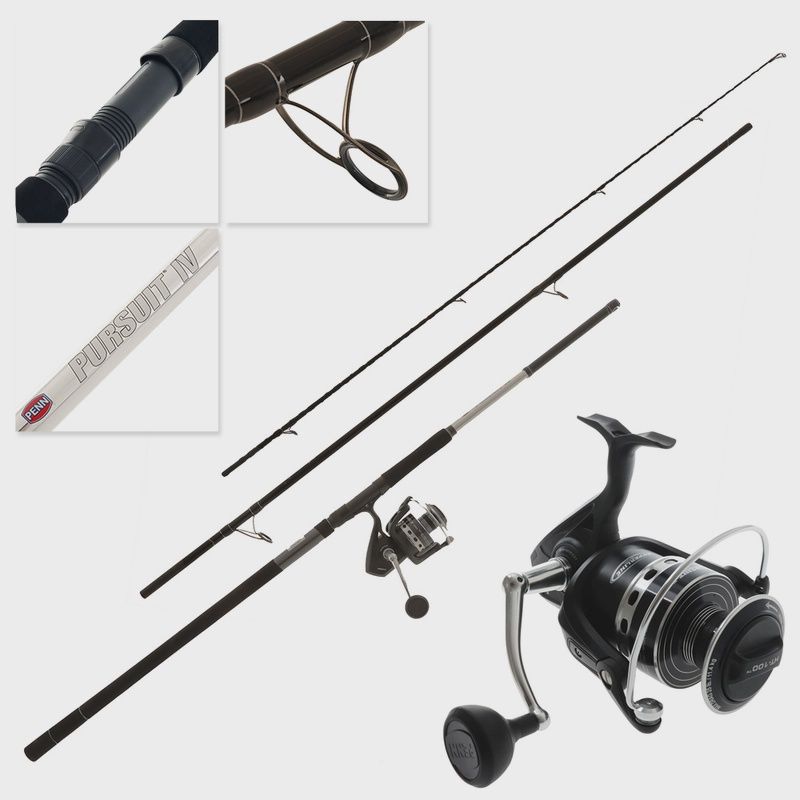 Penn Pursuit 8000 reel and 13ft 12-20kg Rod combo