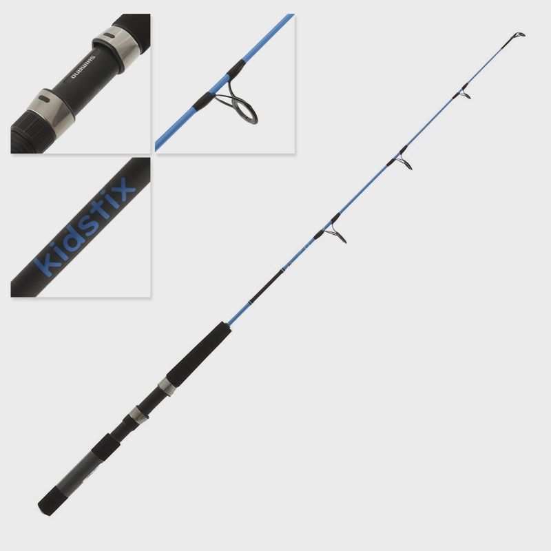 Shimano Kidstix Spinning Rod 3ft 5in 3-5kg 1pc Metallic Blue