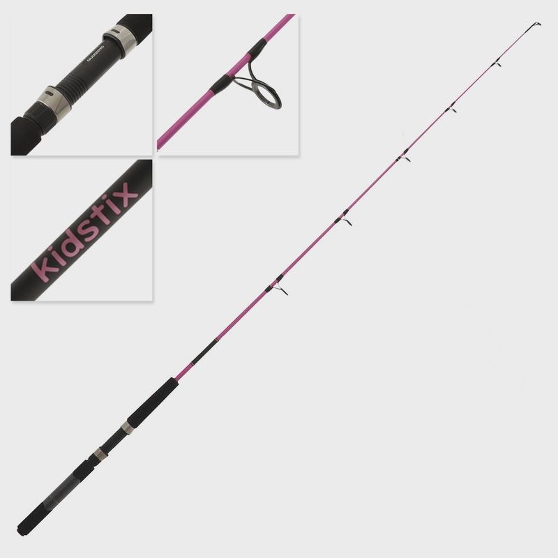 Shimano Kidstix Spinning Rod 5ft 5in 4-6kg 1pc Metallic Pink