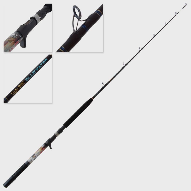 Ugly Stik Bluewater 37kg  Overhead Jig Rod 5ft 6in PE8 250-450g 1pc