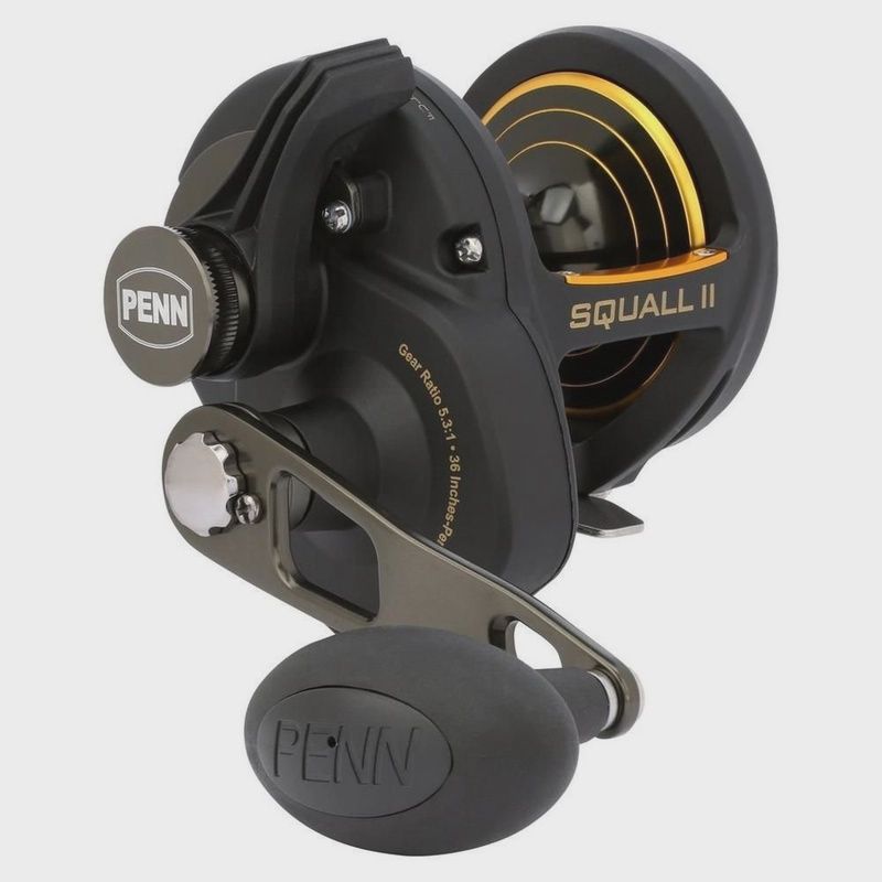 PENN Squall II 40 LD Squall 6&#39; Medium Heavy OH Boat Combo 6ft 10-15kg 1pc