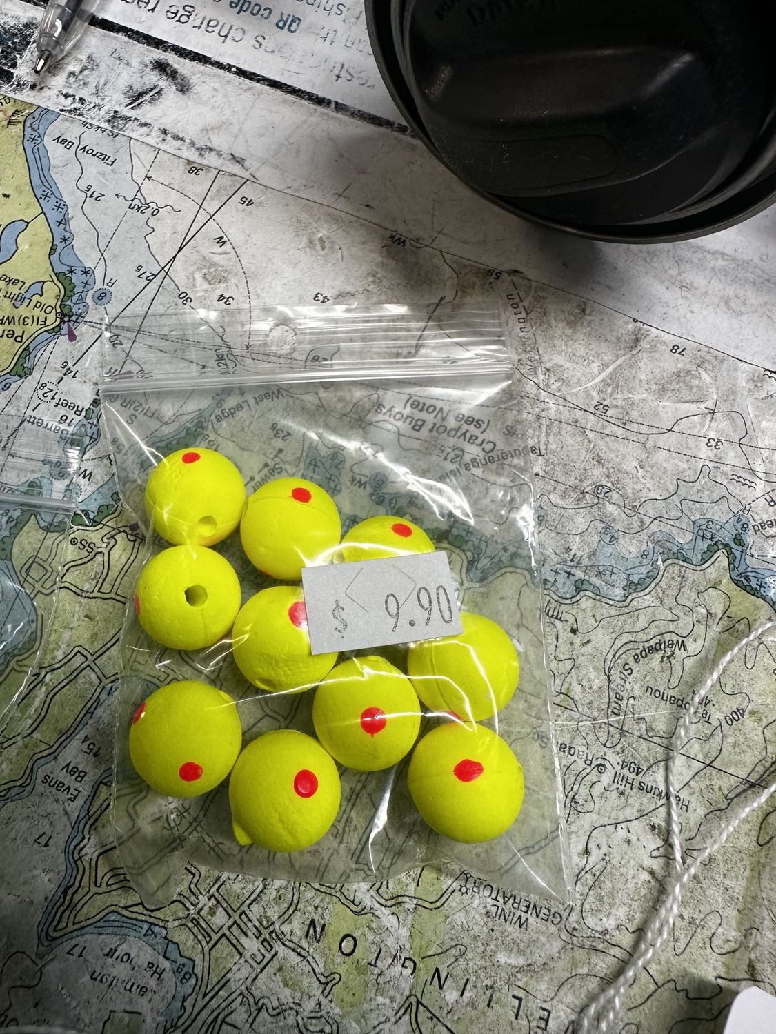 plf $9.90 - 1.6mm chatruce spotty float x 10