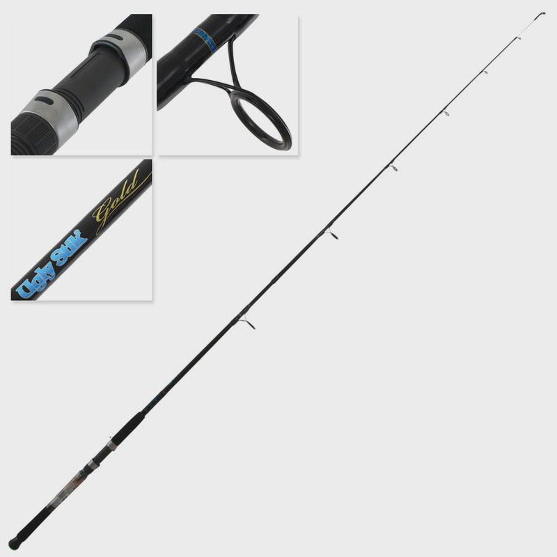 Ugly Stik Gold 8&#39; 2pce 6-10kg Rock spin rod