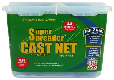 Cast net 8&#39; Radius 3/8&quot;mesh RS -750