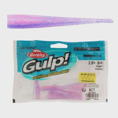 Gulp 2.5&quot; Zagger Kokomo 8ct