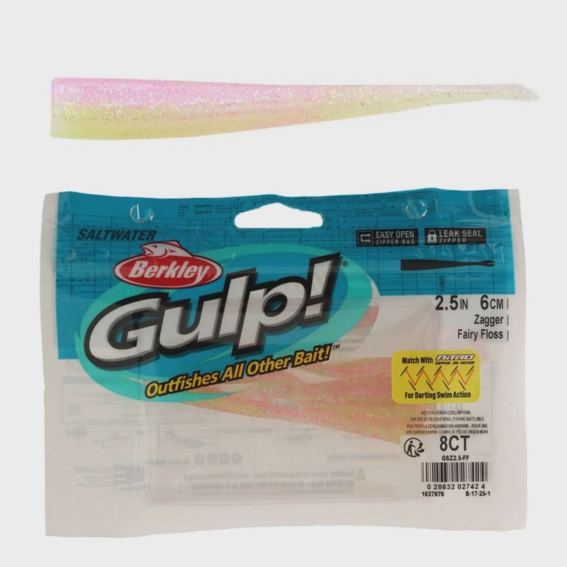 Gulp Zagger Fairy Floss 6cm 8ct