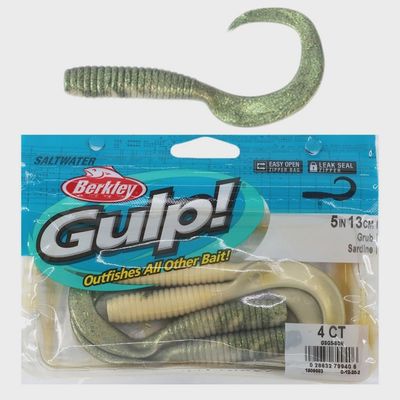 Gulp 5&quot; Grub Sardine 4ct