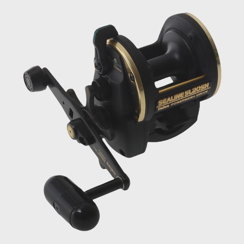 Daiwa Sealine SL-20SH Black/Gold Boat Overhead Reel