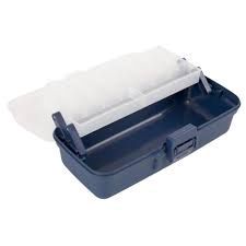 tackle box 1 tray clear top