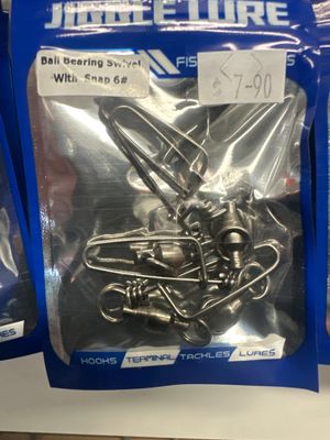 coastlock/ball bearing swivels &amp; snaps