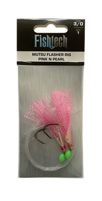 Fishtech flasher rig 3/0 pink