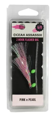 Flasher rig mutsu 8/0 pink