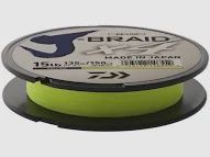 j braid x 4   15lb 135 mtrs yellow 0.19mm