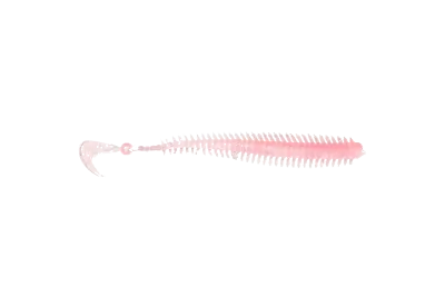 Mad eyes whippy worm pink (10)