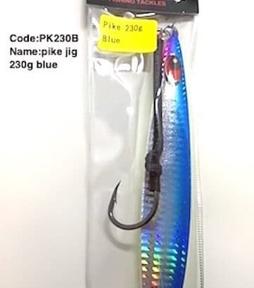 Pike jig 230g blue