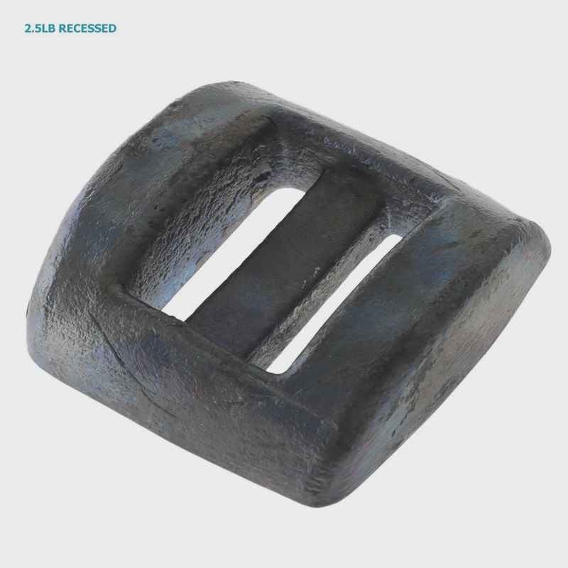 Dive weight 1.2kg double slotted (recessed)