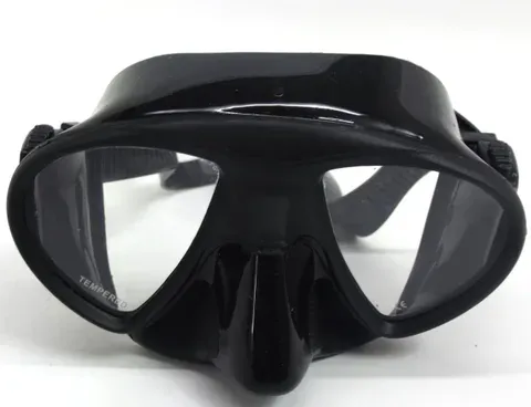 Dive mask black silicon