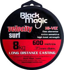 Velocity surf High viz 8kg Line 600 mtr