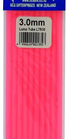 Aurora flash lumo tube pink 3mm