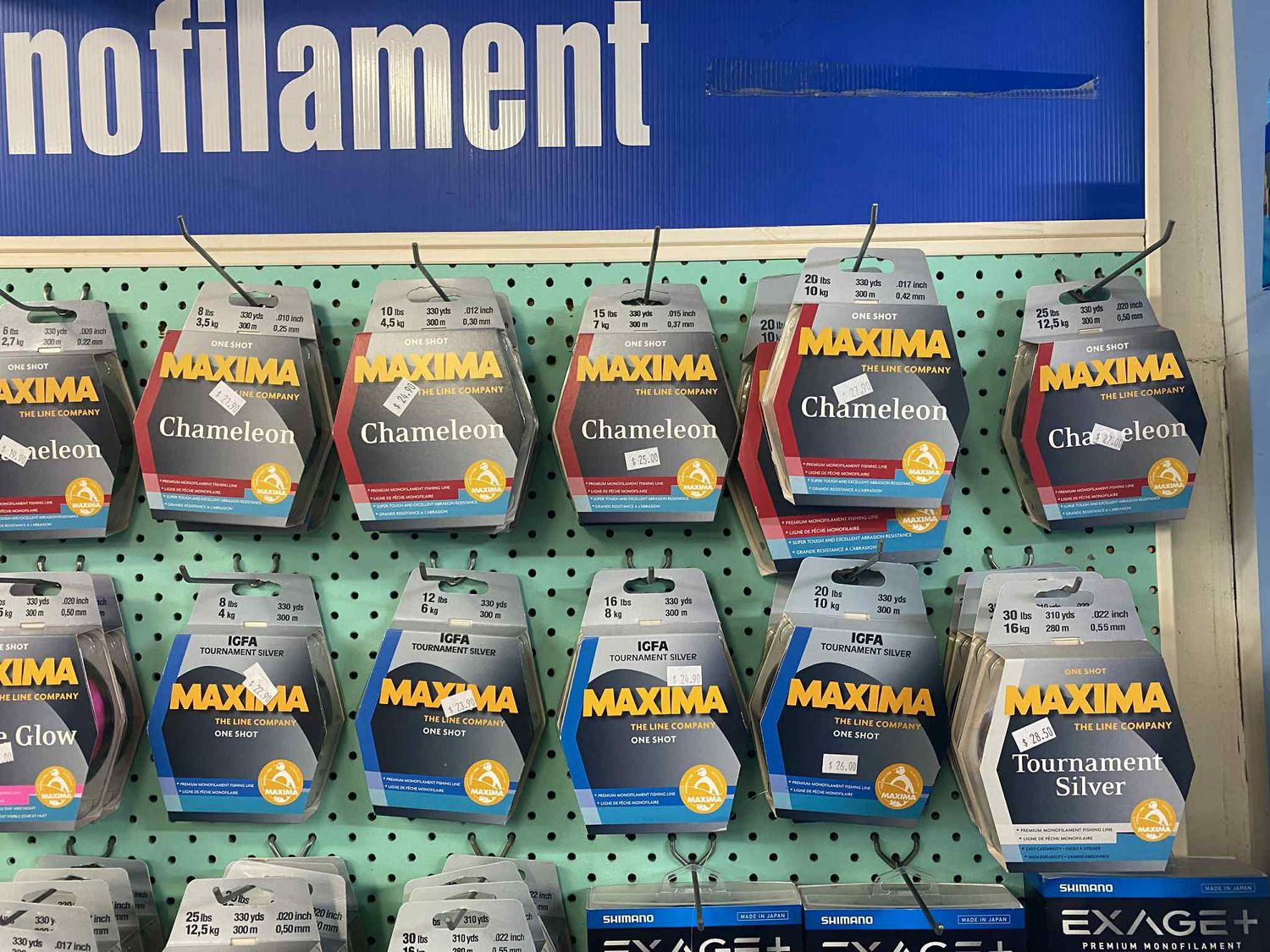 Maxima chameleon 10lb 300m