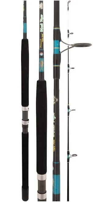 Black tiger 6'6" 2pce spin rod 8-15kg