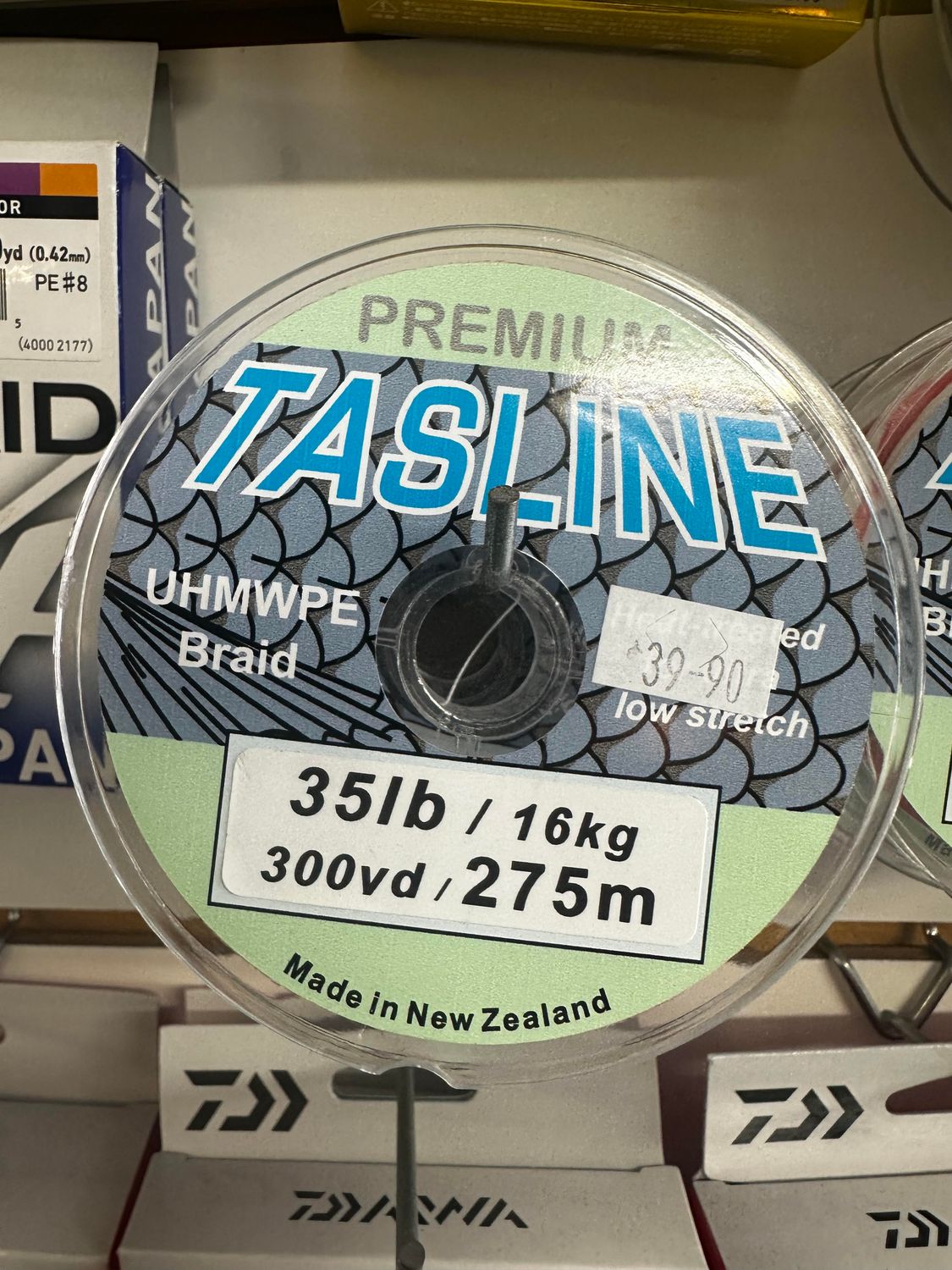 tasline 35lb per 100mtr (white)