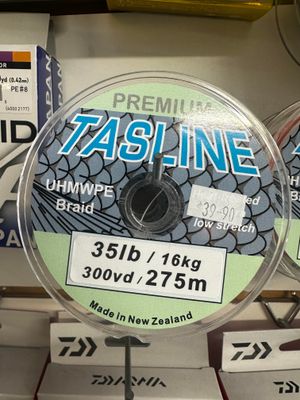 tasline 35lb per 100mtr (white)