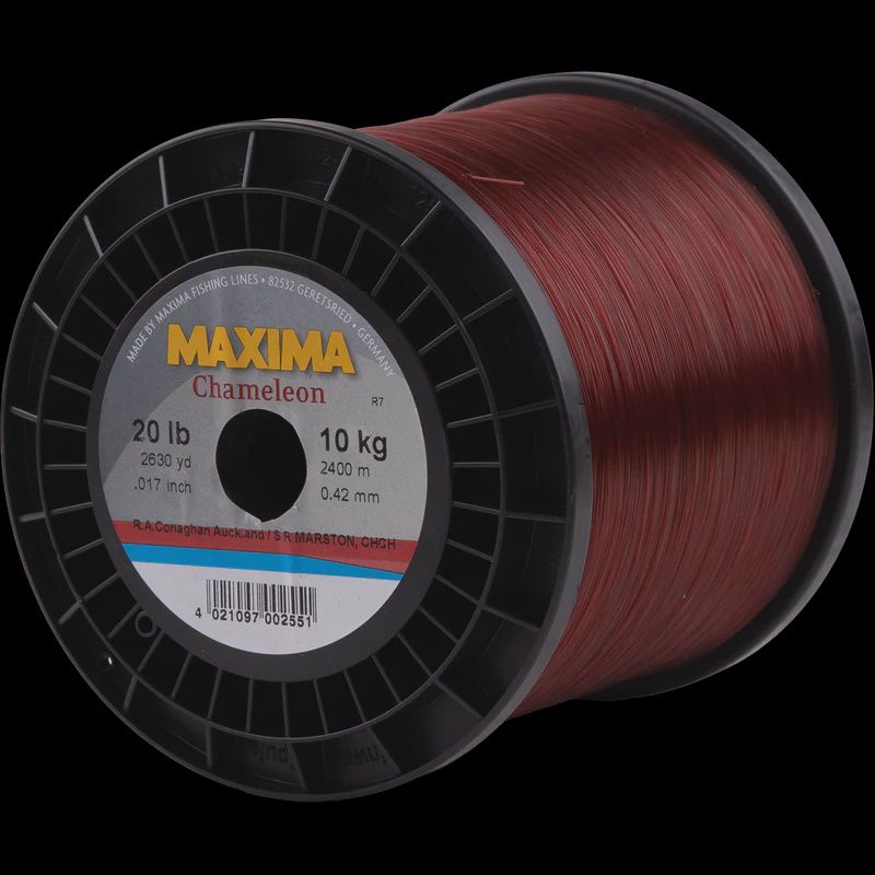 Maxima chameleon bulk spool 20lb 2400m