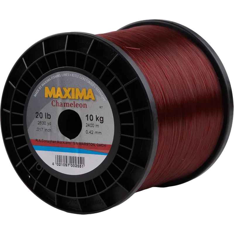 Maxima chameleon bulk spool 20lb 2400m
