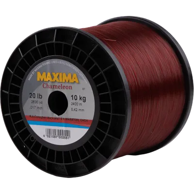 Maxima chameleon bulk spool 20lb 2400m