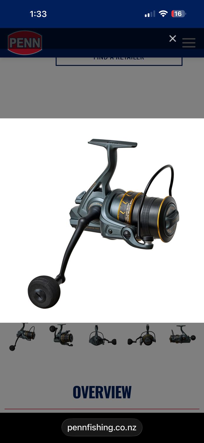 Penn Surfblaster III longcast surf reel (comes with 2 spools)