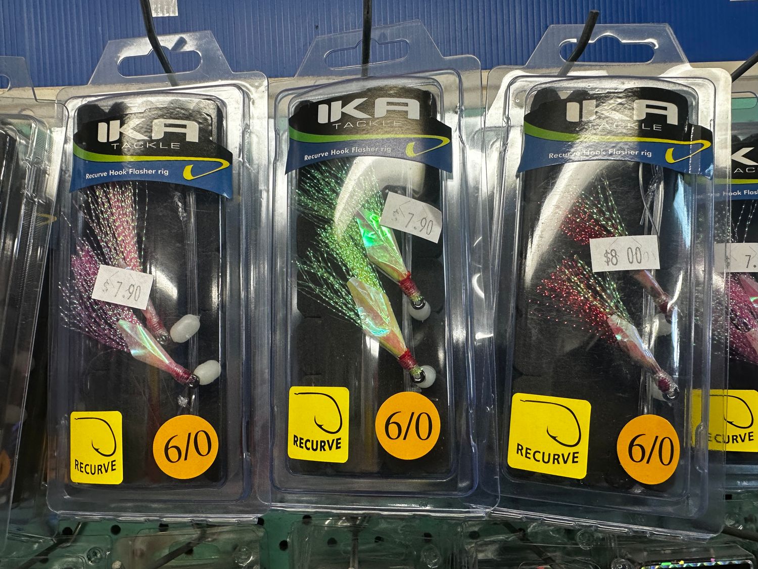 Ika flasher rig chartruse rig 6/0